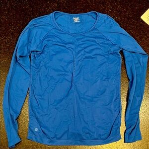 Athleta Royal Blue Perforated Top